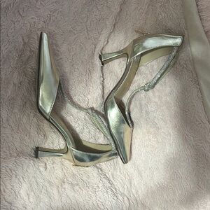 Unisa Shiny Silver Women's Heels